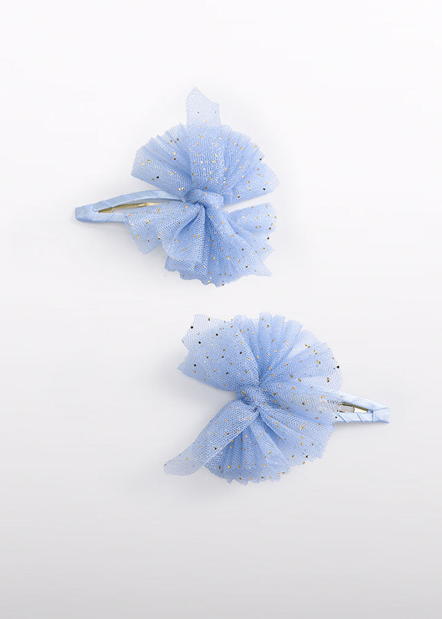 Set 2 ganchos cabelo laçadas - Abel & Lula - A&L Mini Menina - AW25-5968