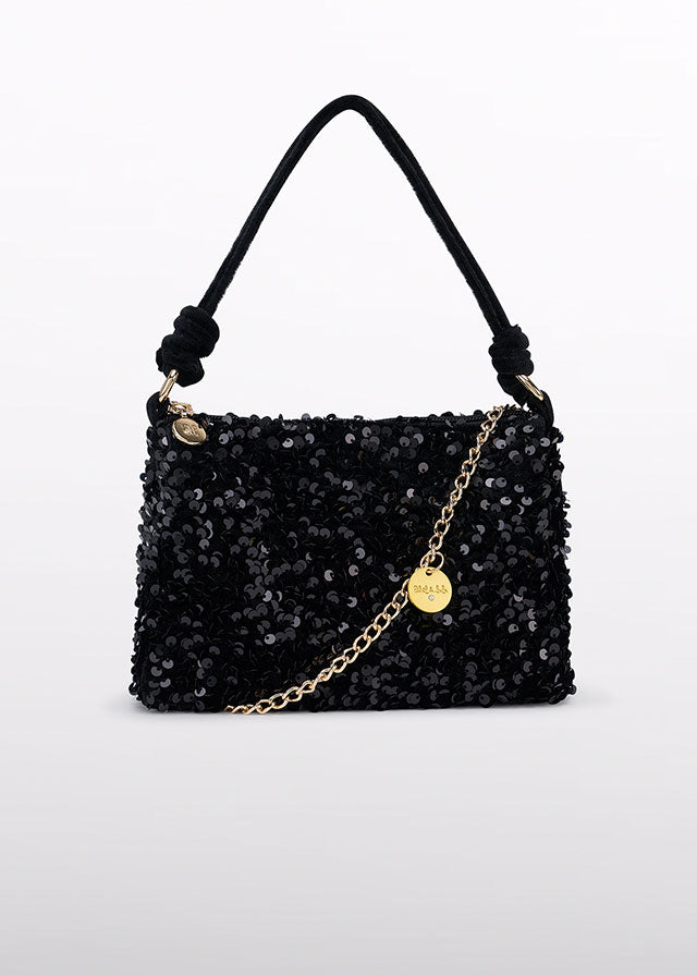 Bolsa lantejoulas veludo - Abel & Lula - A&L Mini Menina - AW25-5979