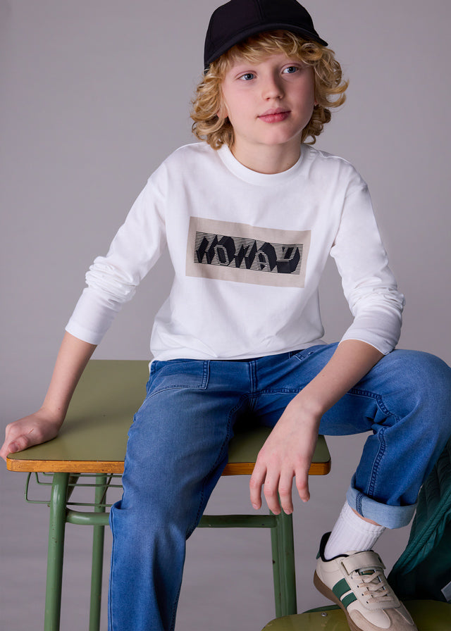Camiseta m/l "nomad" - mayoral - Menino - AW25-7013