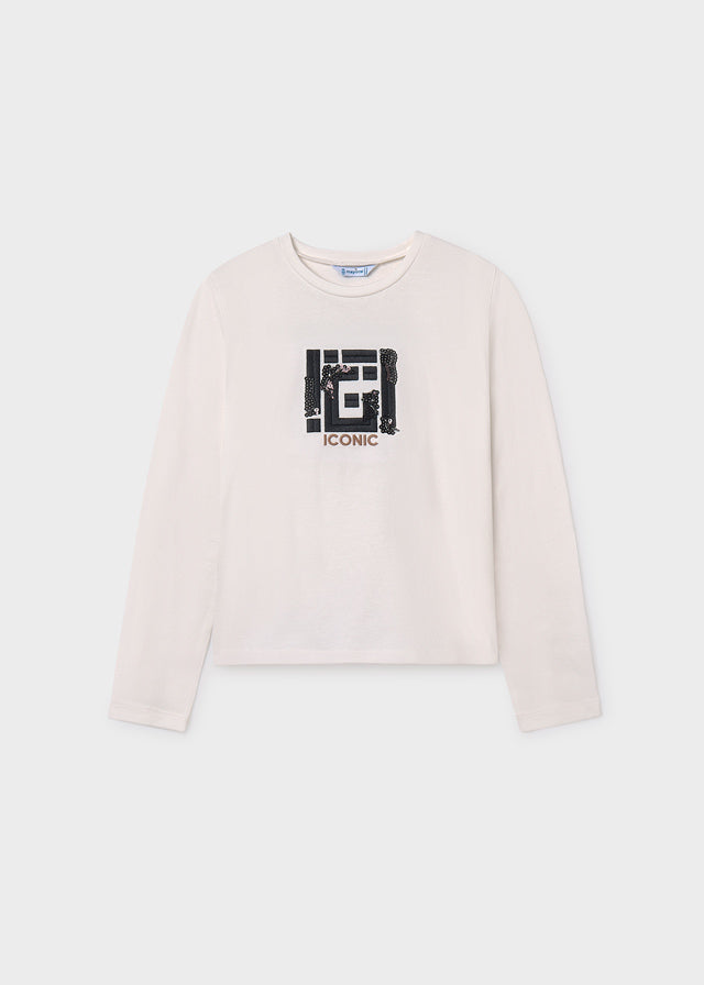 Camiseta bordada bebé - mayoral - Menina - AW25-7018