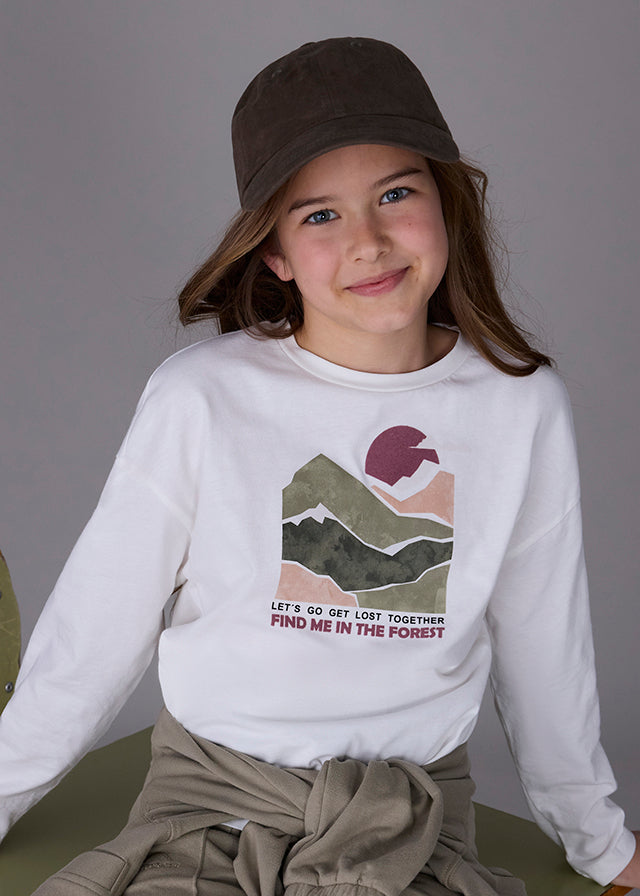 Camisola grafica - mayoral - Menina - AW25-7024