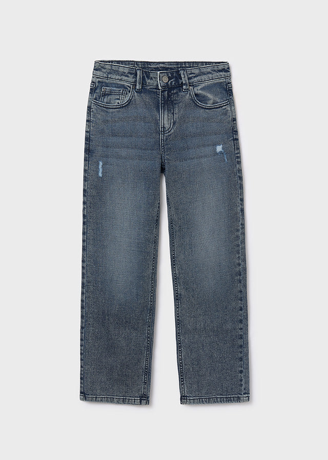 Calça denim wide fit - mayoral - Menino - AW25-7571