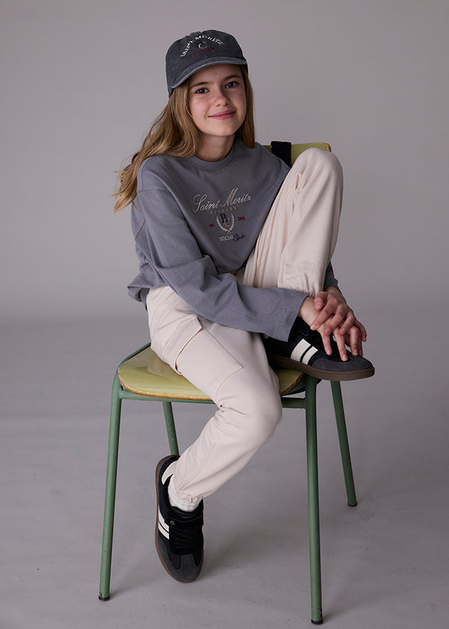 Calça jogger cargo - mayoral - Menina - AW25-7578
