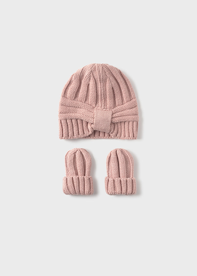 Conj.gorro e luvas - mayoral - New Born menina - AW25-9930