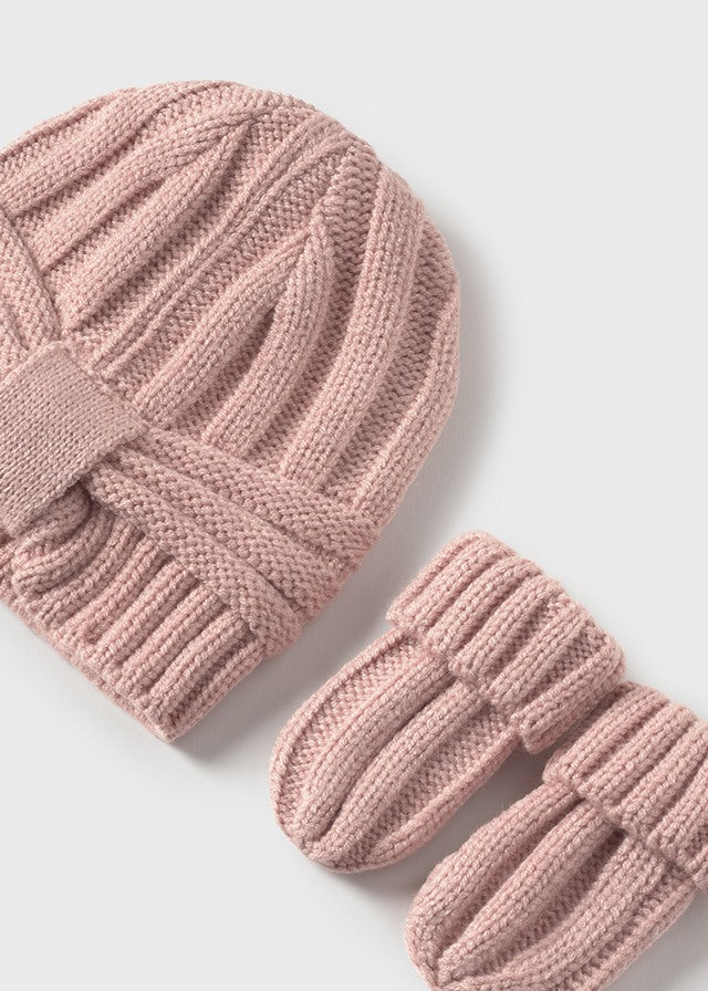Conj.gorro e luvas - mayoral - New Born menina - AW25-9930