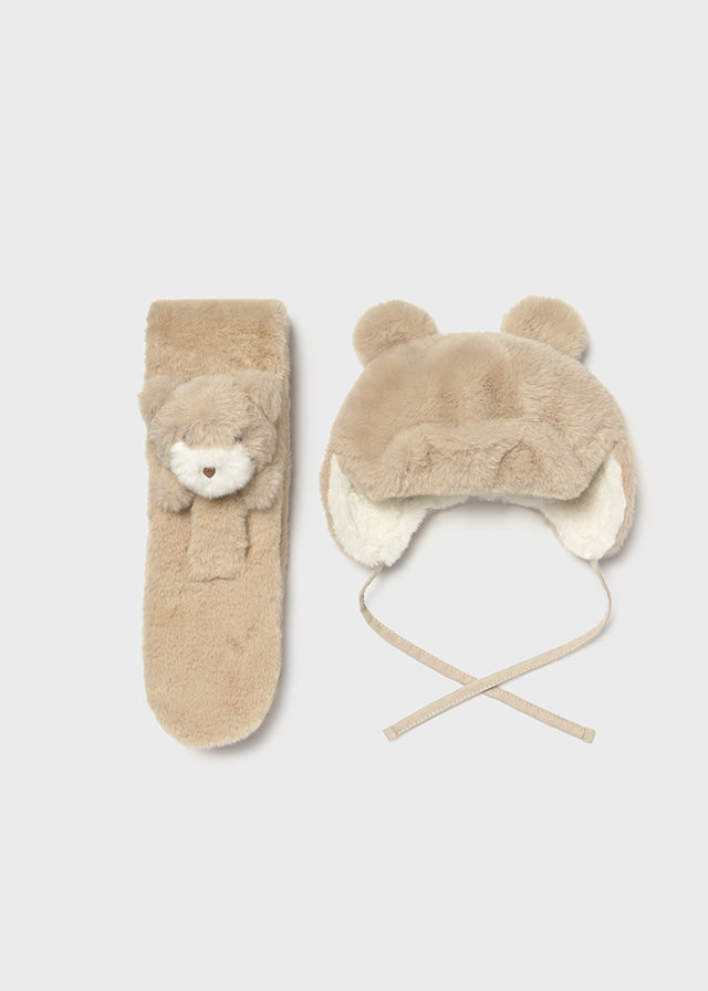 Conj. gorro/cachecol pelo - mayoral - Baby menina - AW25-10020