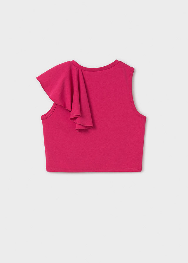 Camiseta alças folhos - mayoral - Menina - SS25-6034
