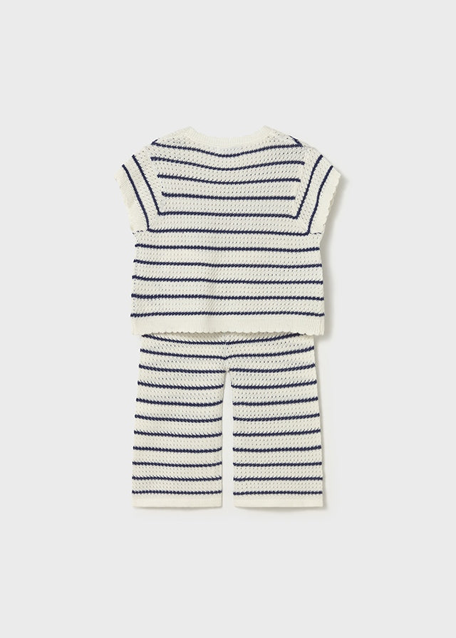 Conj. calça tricô - mayoral - Baby menina - SS26-1516