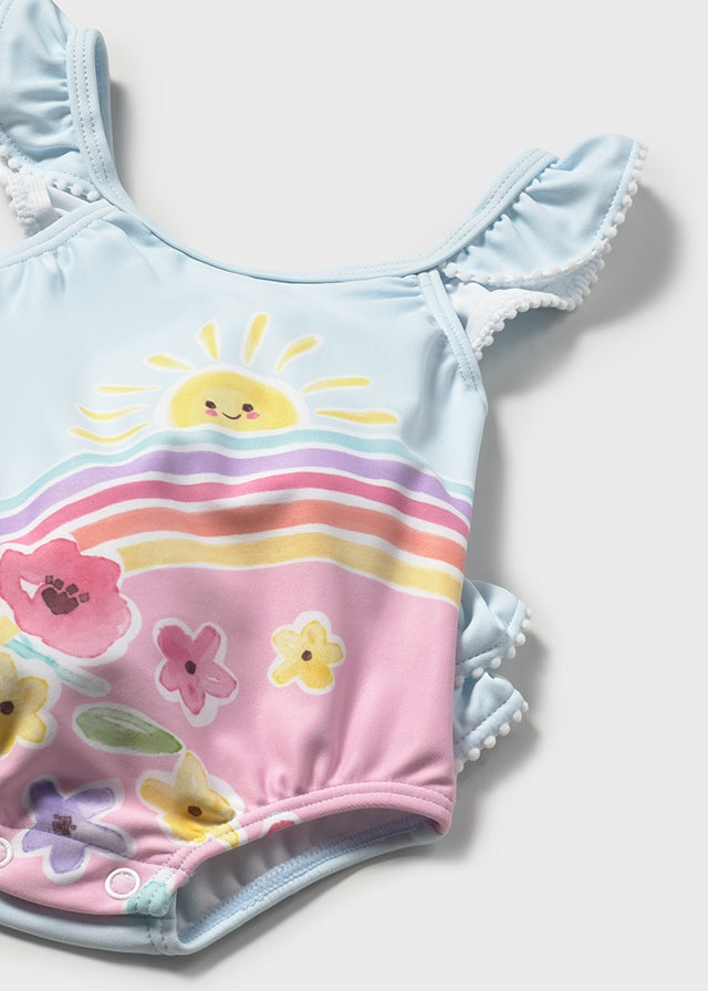 Fato de banho de chapéu - mayoral - New Born menina - SS26-1737