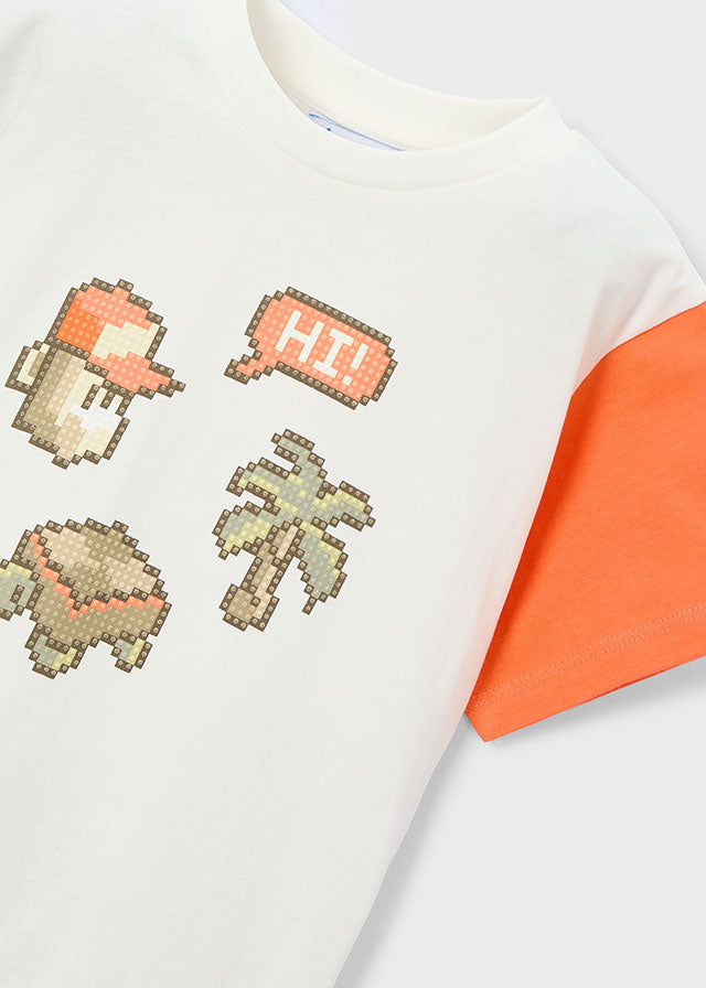Camiseta combinada - mayoral - Mini Menino - SS26-3076