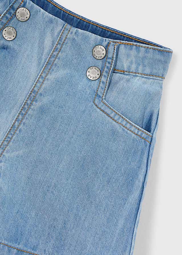Bermuda denim fluida - mayoral - Mini Menina - SS26-3224