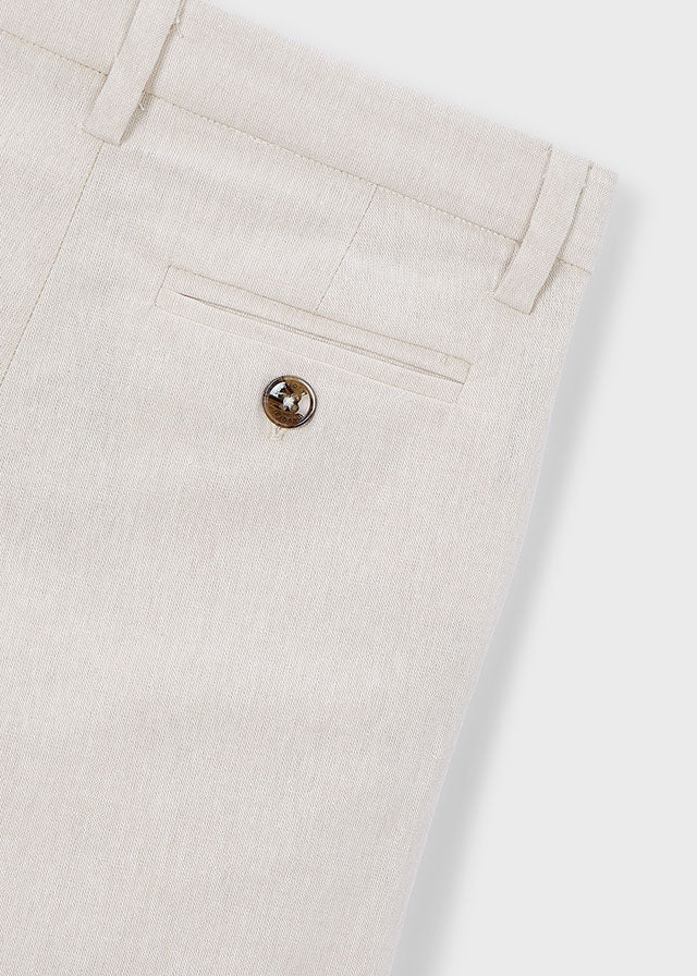 Calça linho suiting - mayoral - Mini Menino - SS26-3574