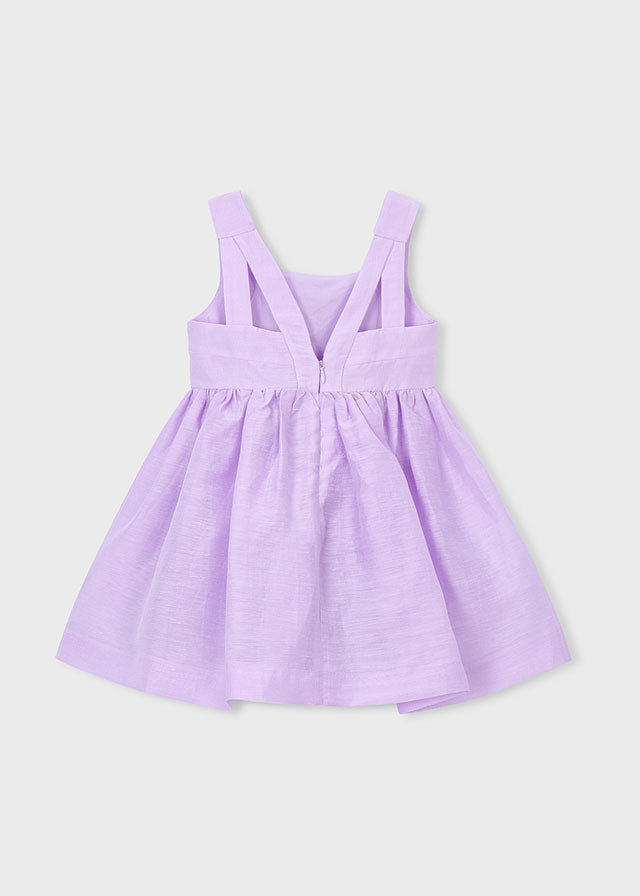 Vestido linho - mayoral - Mini Menina - SS26-3916