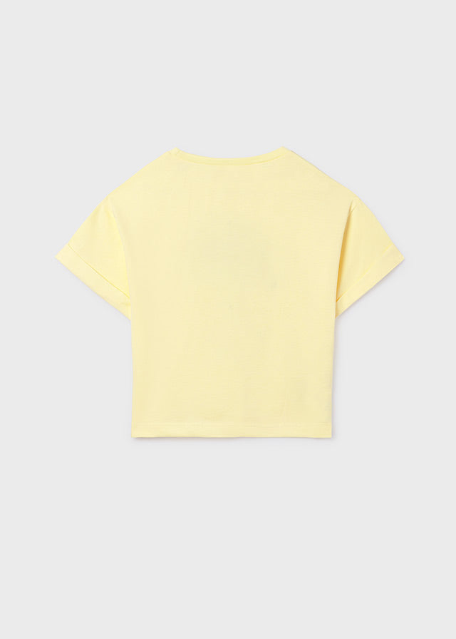 Camiseta m/cta gráfica - mayoral - Menina - SS26-6009