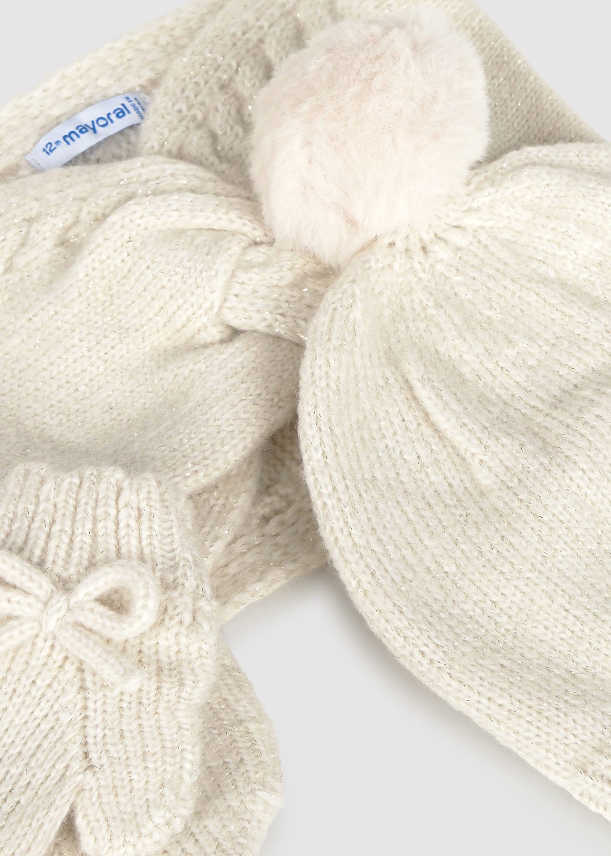 Conj. gorro gola e luvas - mayoral - Baby menina - AW25-10019