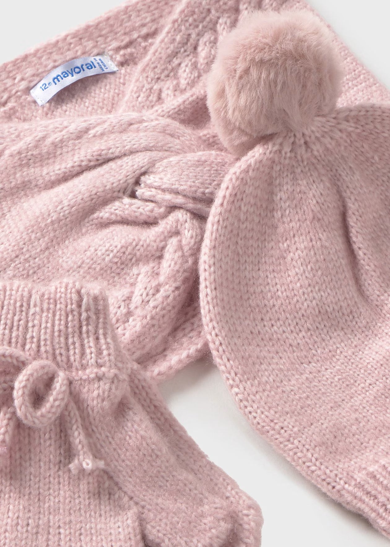 Conj. gorro gola e luvas - mayoral - Baby menina - AW25-10019