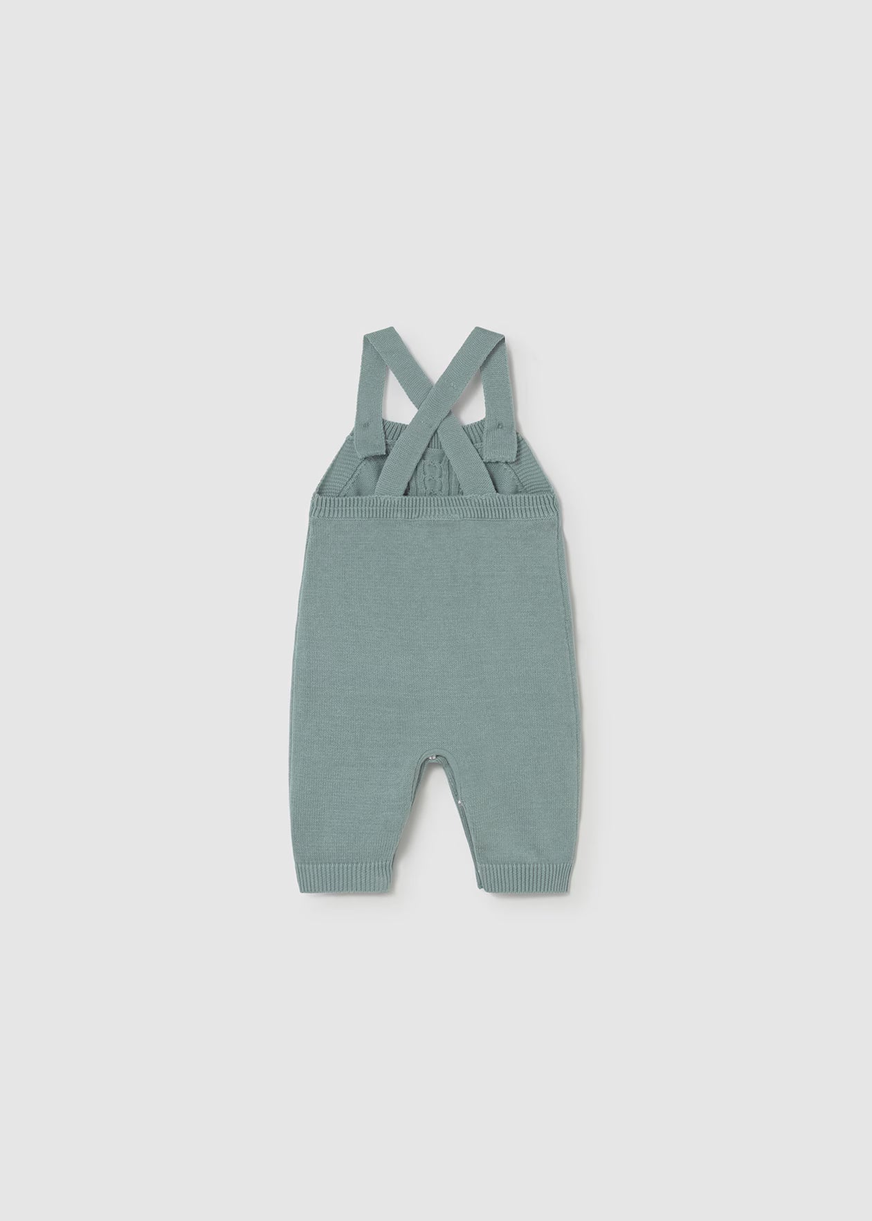 Conj. jardineira tricot - mayoral - New Born menino - AW25-2617