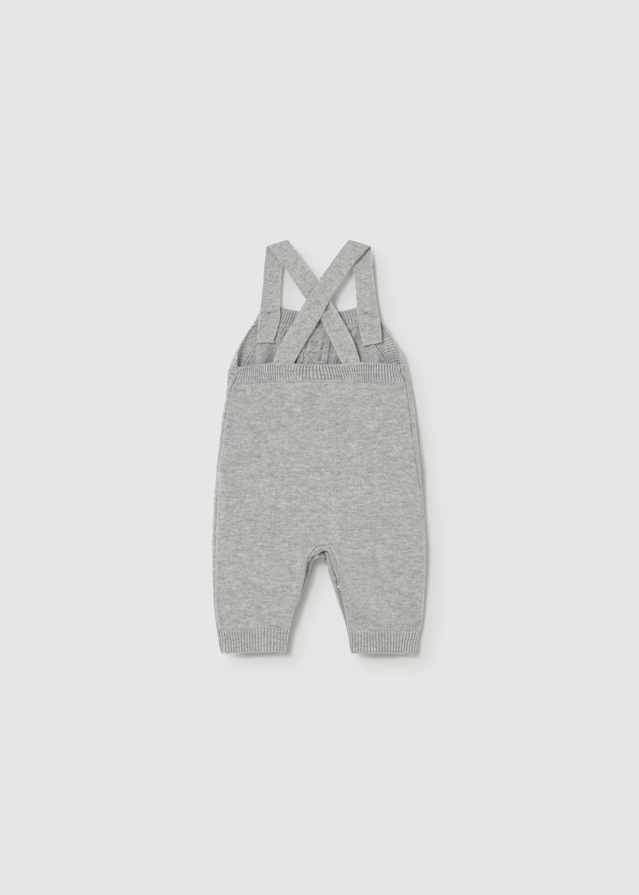 Conj. jardineira tricot - mayoral - New Born menino - AW25-2617