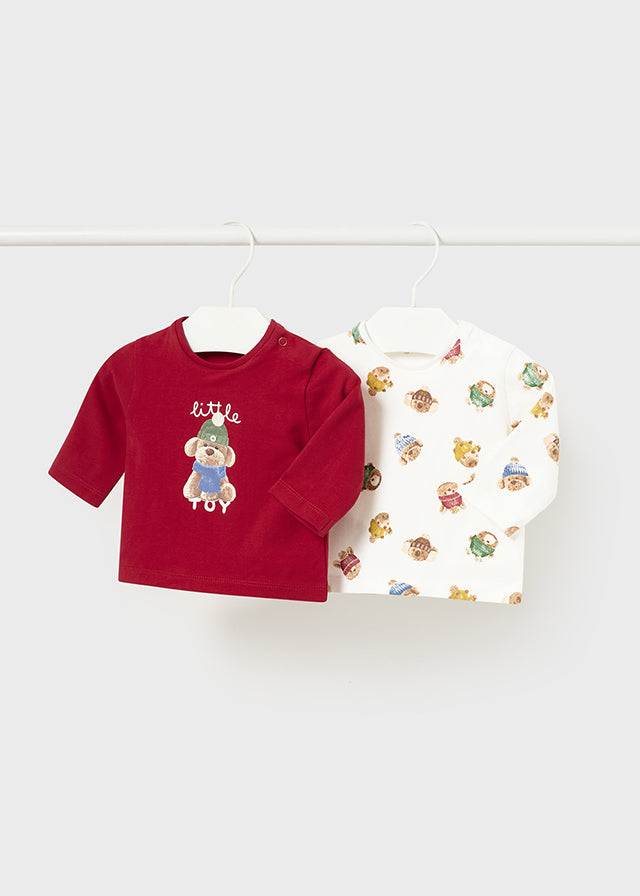 Pack 2 camisetas m/comp. - mayoral - New Born menino - AW24-2029