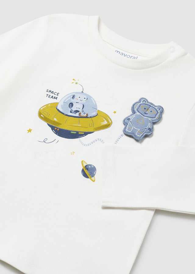 Camisola play "space" - mayoral - Baby menino - AW24-2042