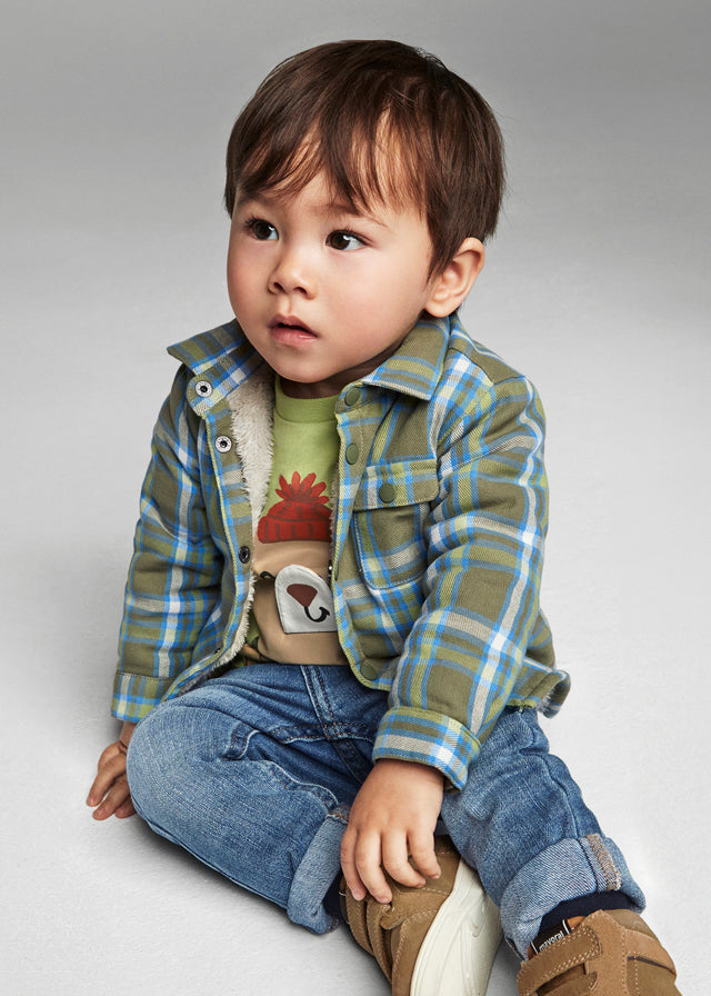 Sobrecamisa xadrez forrada - mayoral - Baby menino - AW24-2187