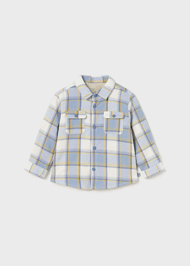 Sobrecamisa xadrez forrada - mayoral - Baby menino - AW24-2187