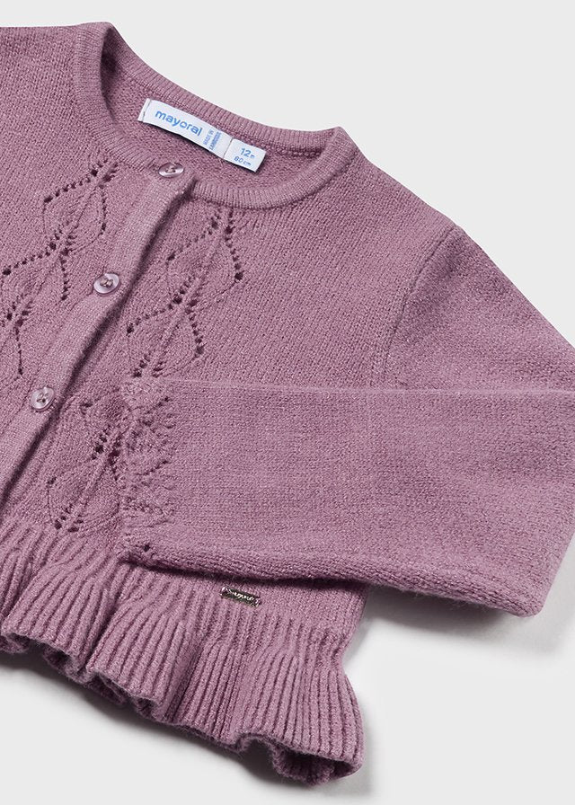 Casaco tricot comprido - mayoral - Baby menina - AW24-2326