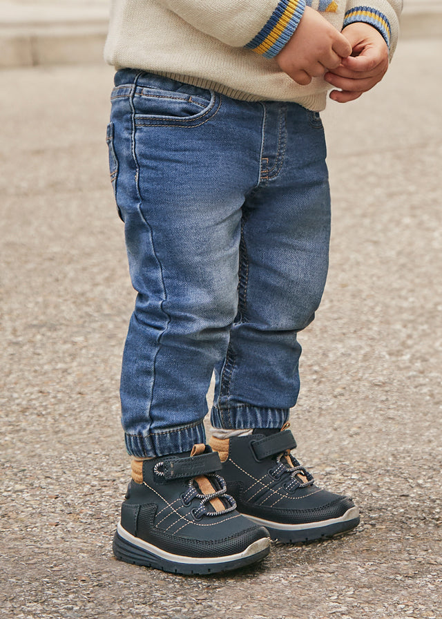 Calça jogger soft denim - mayoral - Baby menino - AW24-2534