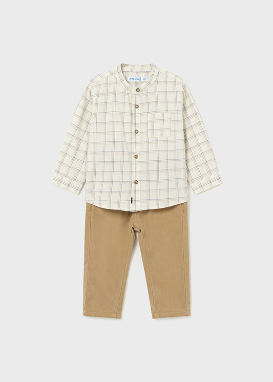 Conj. calça camisa m/comp. - mayoral - Baby menino - AW24-2545