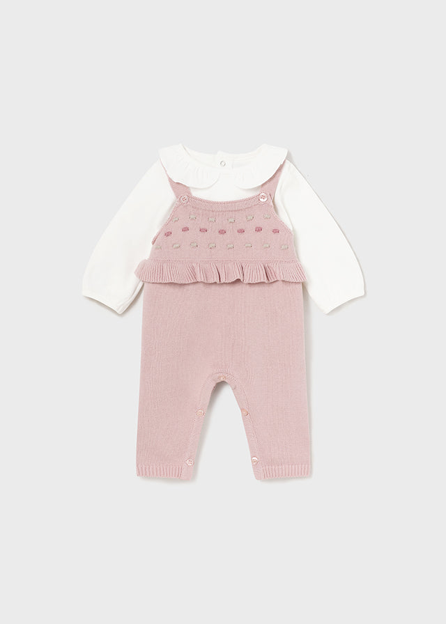 Conj.jardineira/jaqueta - mayoral - New Born menina - AW24-2608