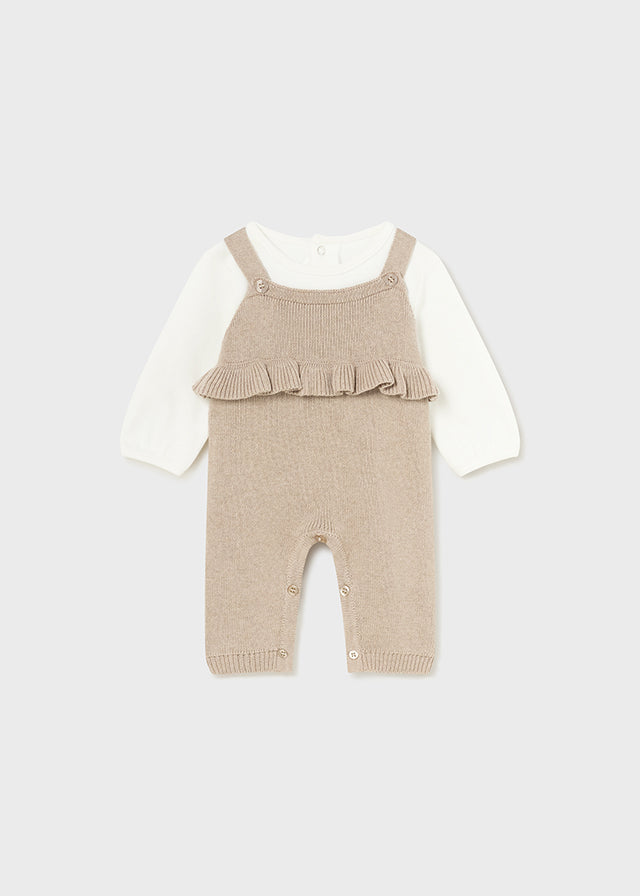 Conj.jardineira/jaqueta - mayoral - New Born menina - AW24-2608