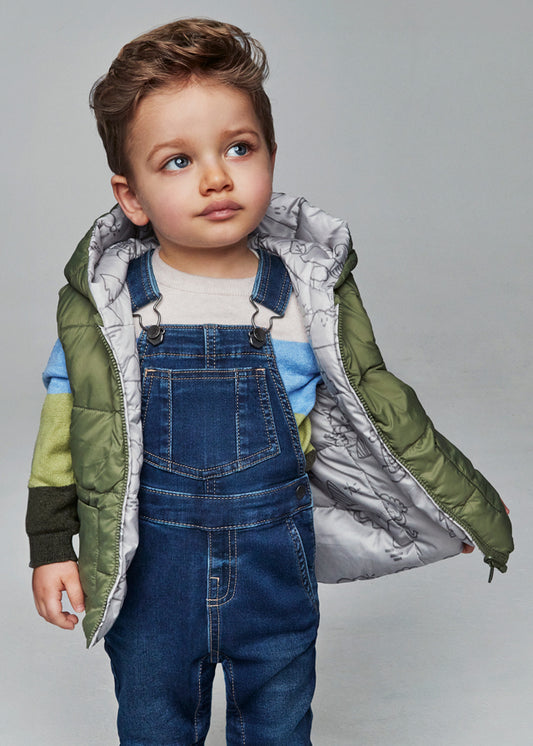 Jardineira soft denim - mayoral - Baby menino - AW24-2637