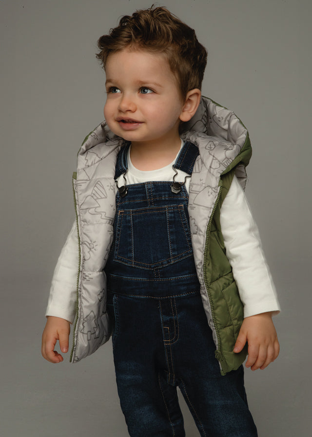 Jardineira soft denim - mayoral - Baby menino - AW24-2637