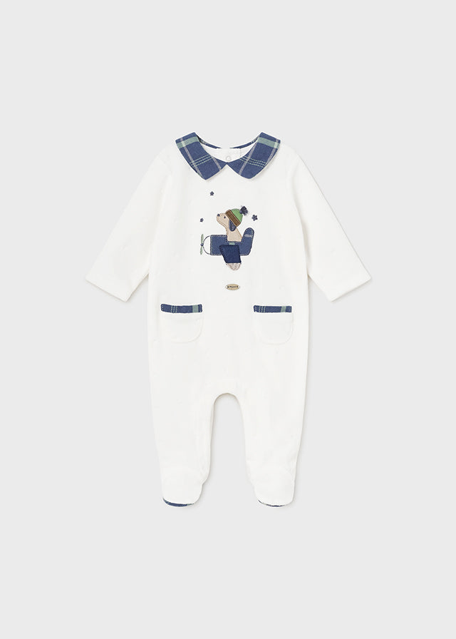 Babygrow tundosado gola - mayoral - New Born menino - AW24-2793