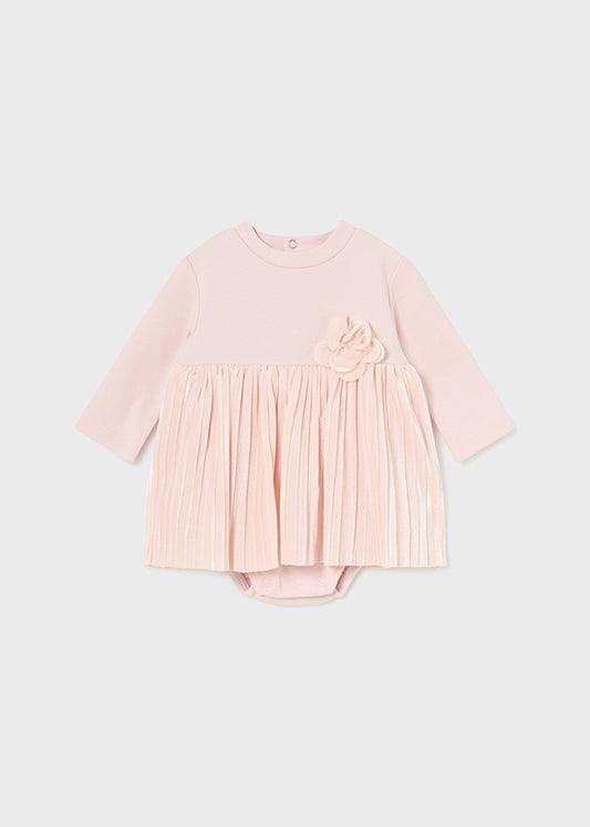 Fato bebé comb.plissado - mayoral - New Born menina - AW24-2896