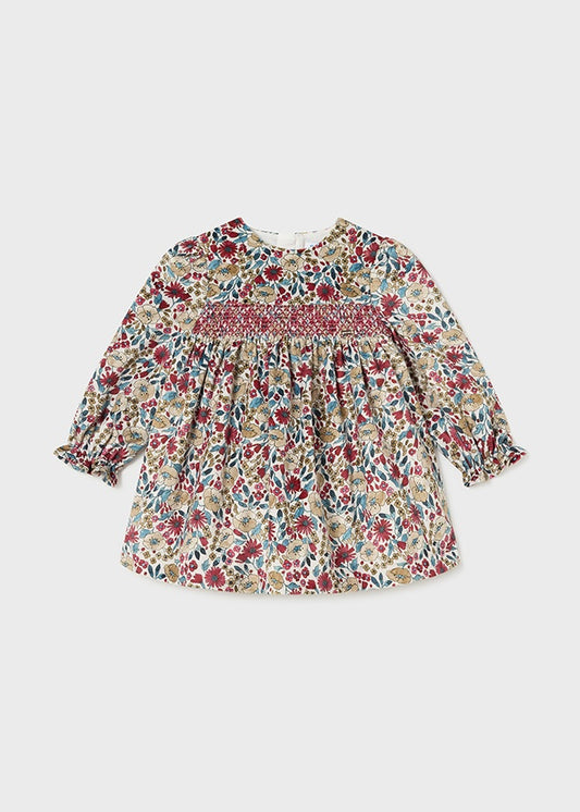 Vestido estampado - mayoral - Baby menina - AW24-2913