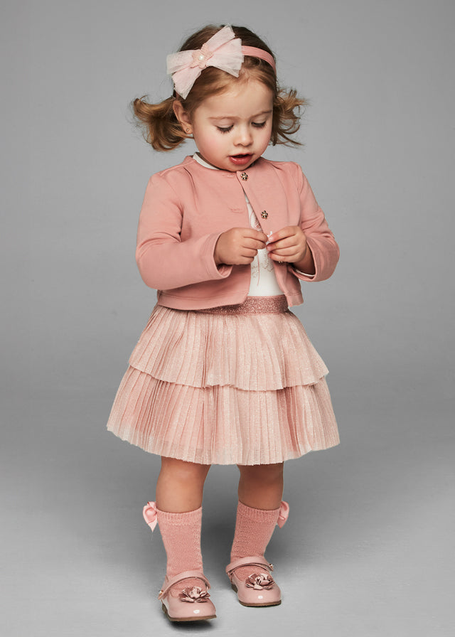 Conj.saia 3 peças - mayoral - Baby menina - AW24-2928