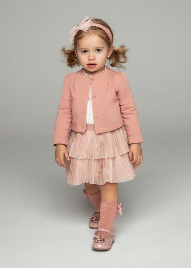 Conj.saia 3 peças - mayoral - Baby menina - AW24-2928