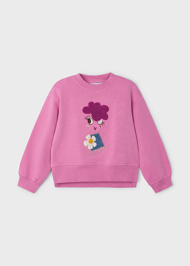 Sweat bordada - mayoral - Mini Menina - AW24-4482