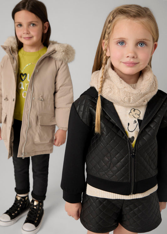 Casaco combinado acolchoado - mayoral - Mini Menina - AW24-4496