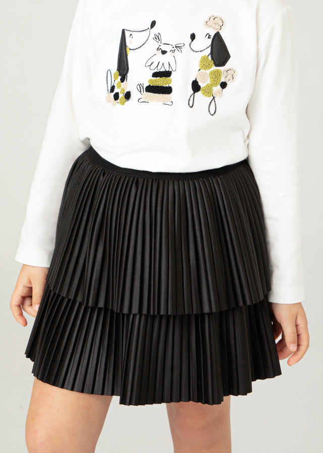 Saia plissada - mayoral - Mini Menina - AW24-4904