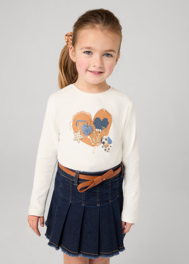 Saia ganga cinto - mayoral - Mini Menina - AW24-4906