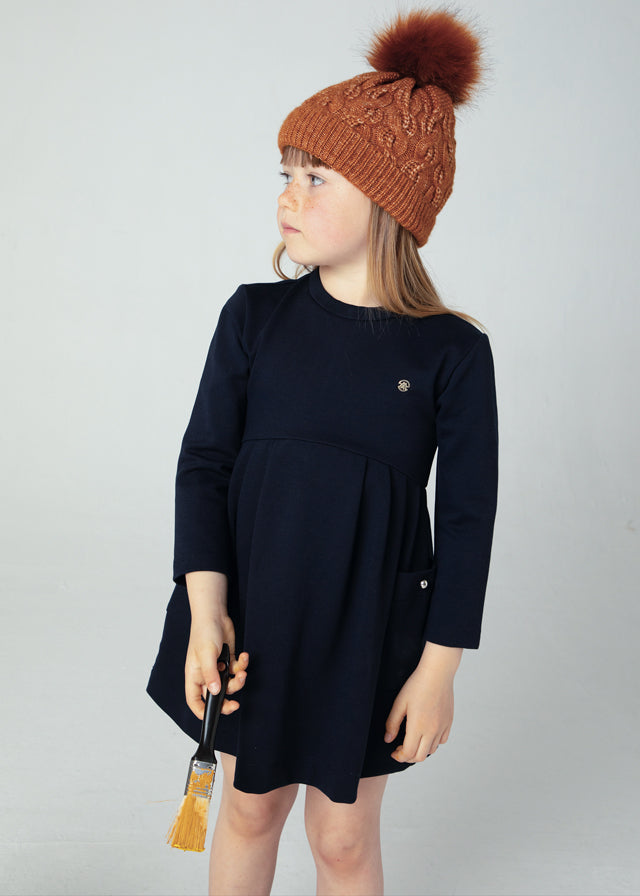 Vestido ponto roma - mayoral - Mini Menina - AW24-4921