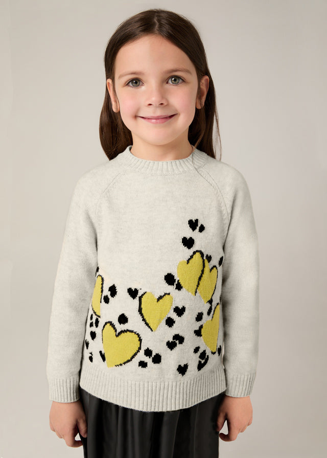 Vestido combinado tricot - mayoral - Mini Menina - AW24-4925