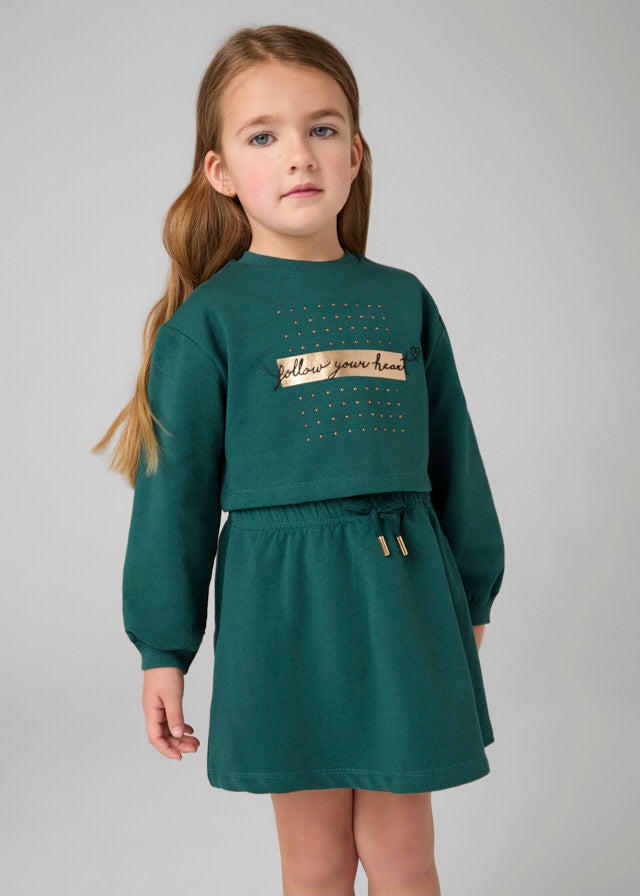 Vestido 2 peças - mayoral - Mini Menina - AW24-4927