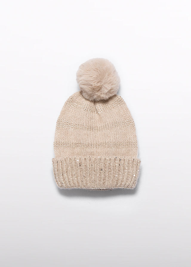 Gorro riscas lantejoulas - Abel & Lula - Menina - AW24-5916