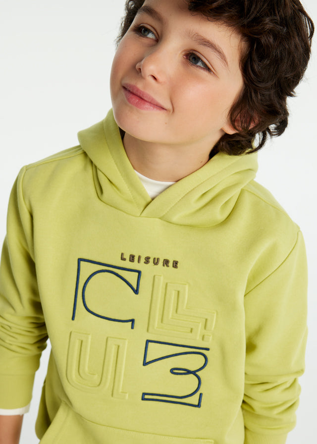 Sweat embossed c/carapuço - mayoral - Menino - AW24-7447