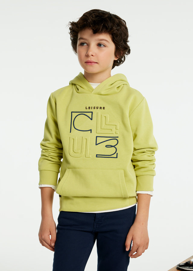 Sweat embossed c/carapuço - mayoral - Menino - AW24-7447