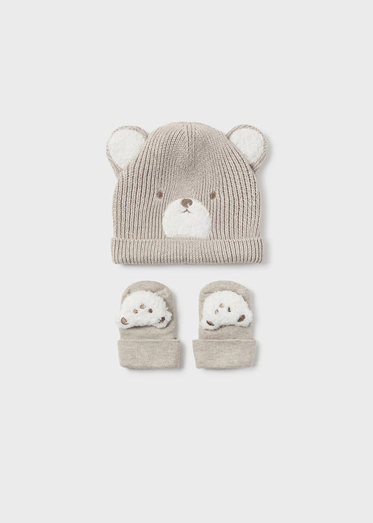 Set gorro e soquetes - mayoral - New Born menino - AW24-9770