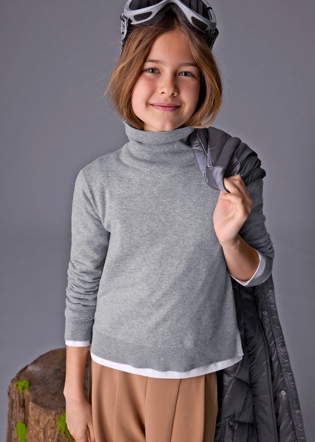 Camisola tricot básica - mayoral - Menina - AW25-345